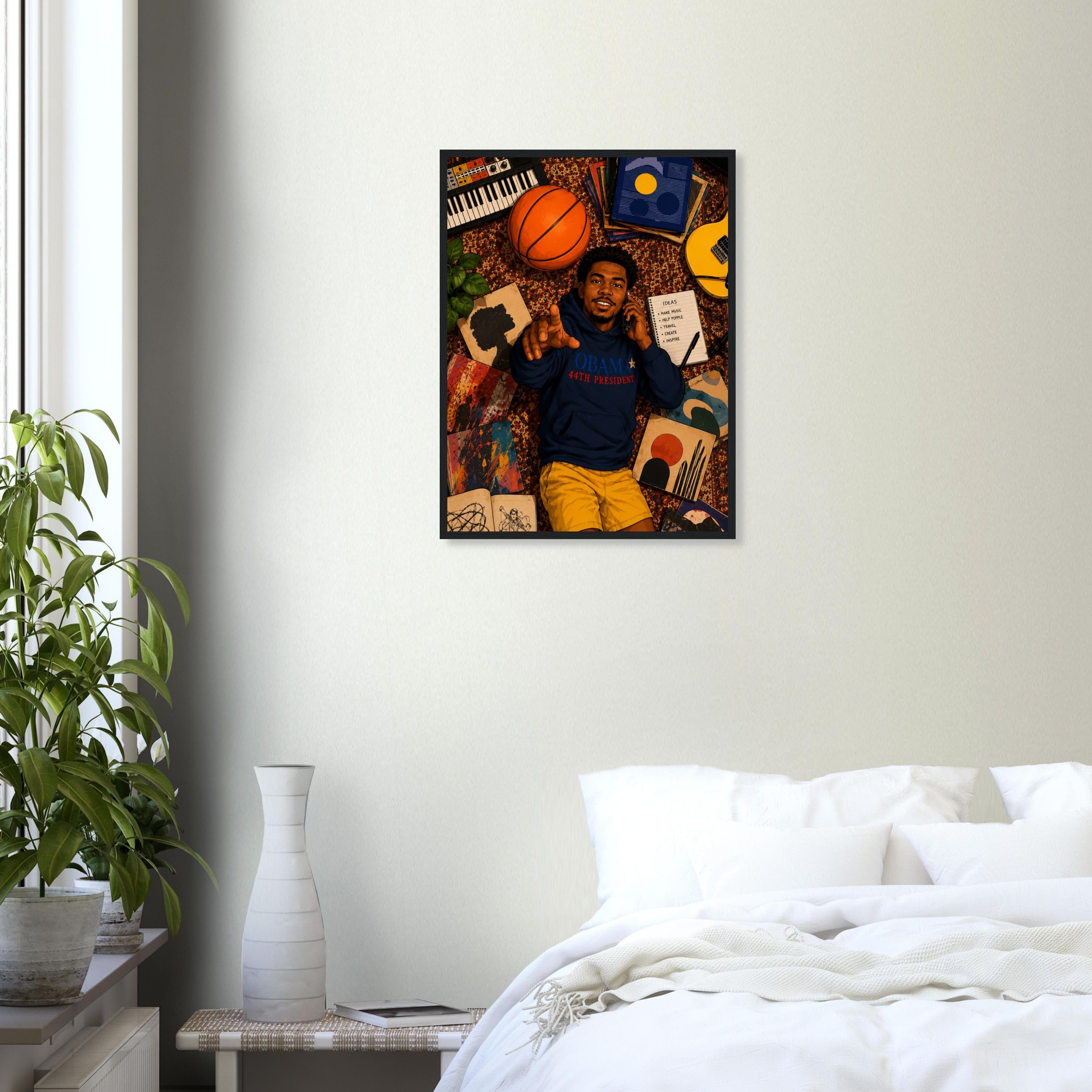 Raised by Culture Framed Poster