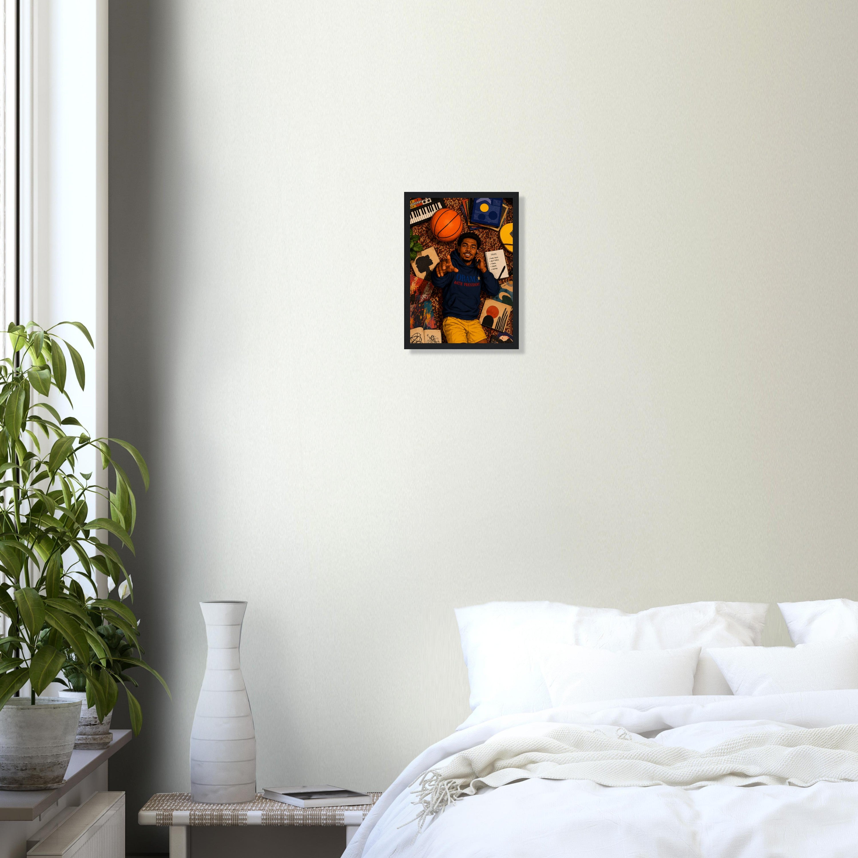 Raised by Culture Framed Poster