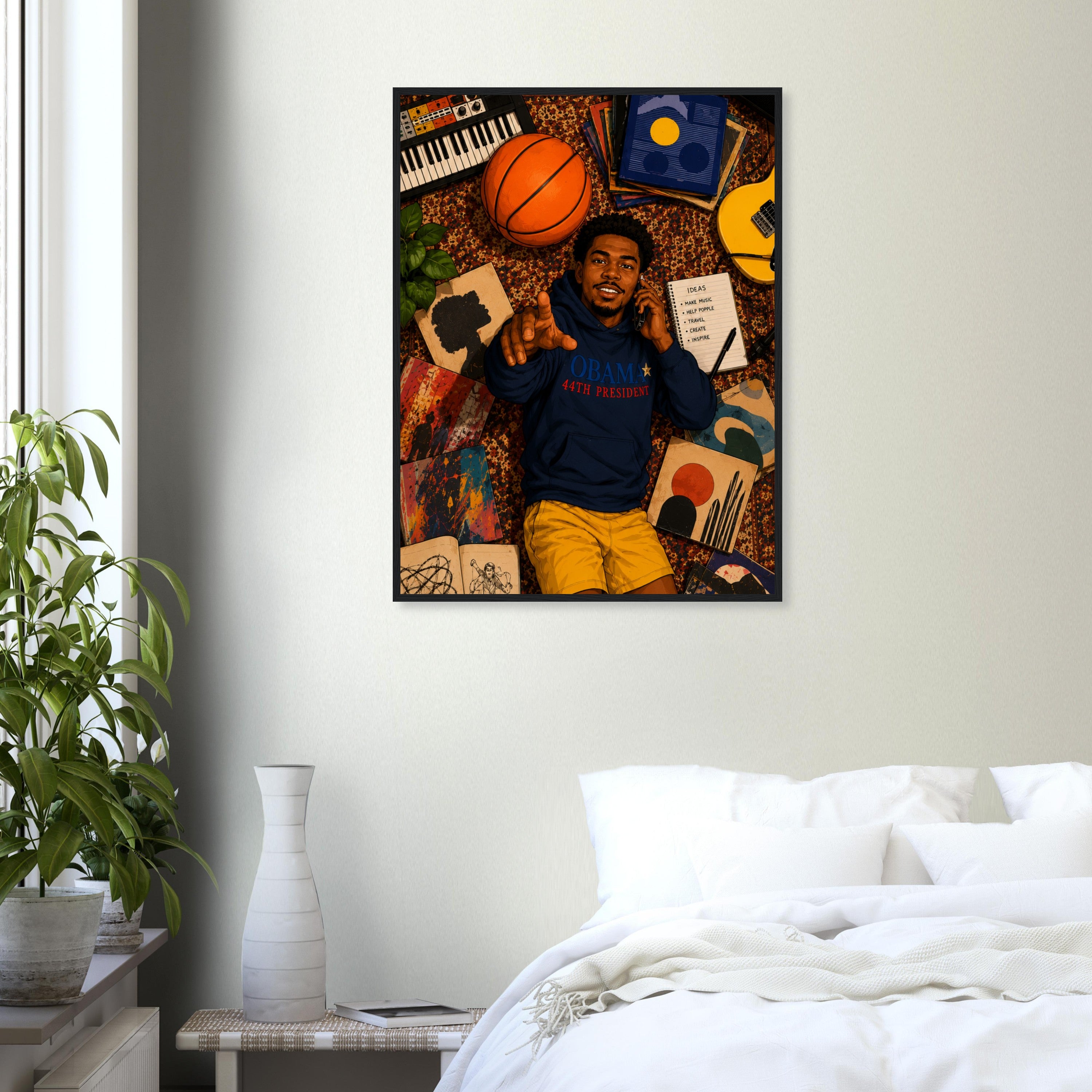 Raised by Culture Framed Poster