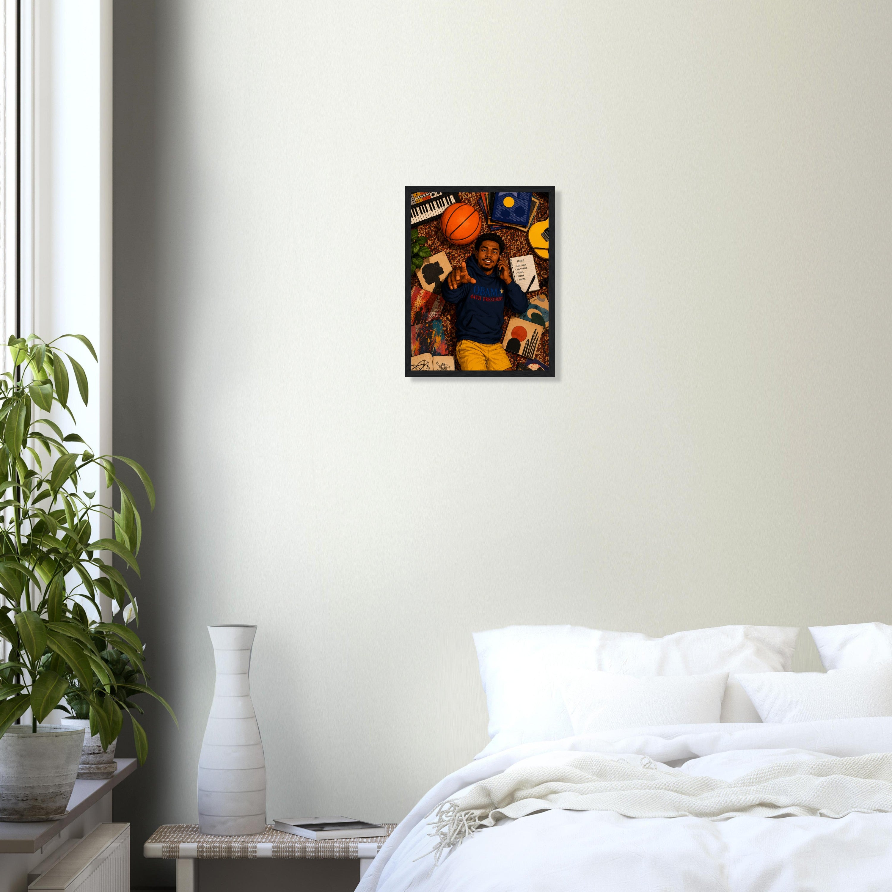Raised by Culture Framed Poster