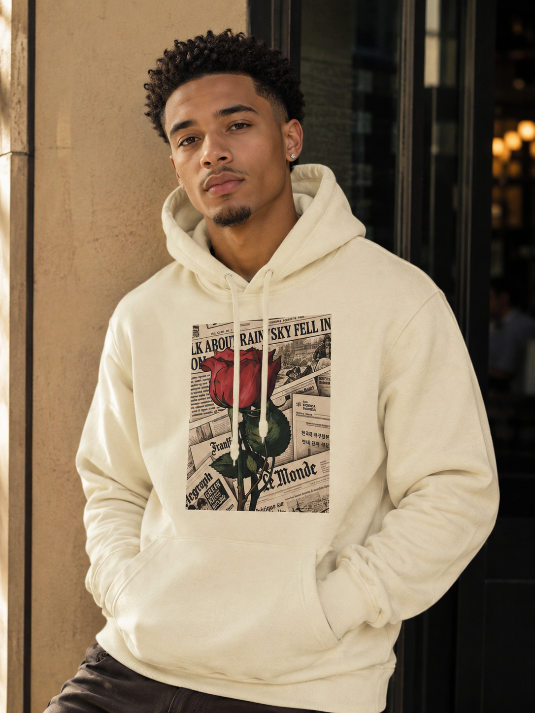 Headlines Fade Lightweight Pullover Hoodie
