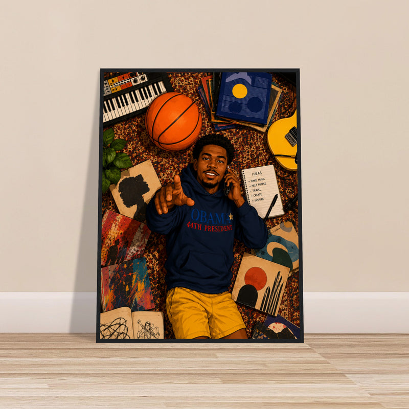 Raised by Culture Framed Poster