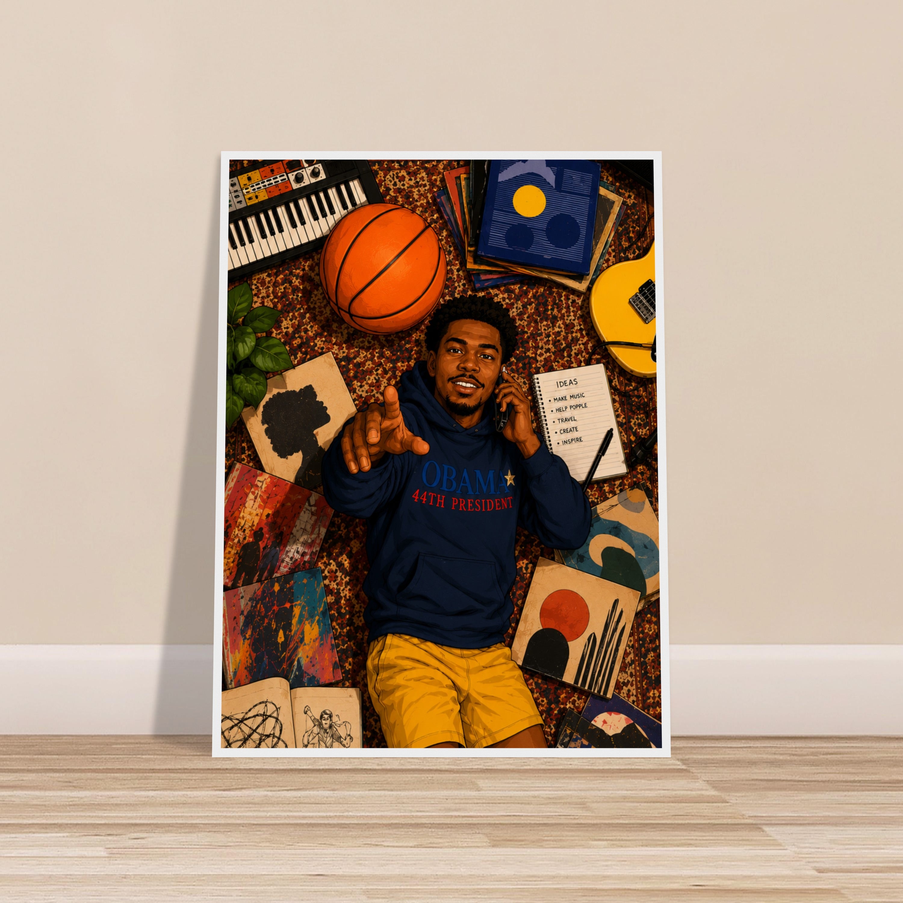 Raised by Culture Framed Poster